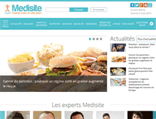 Tablet Screenshot of medisite.fr